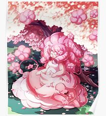 Rose and Lion Poster
