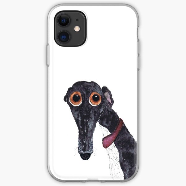 GREYHOUND - AKA 'The Silly Greyhound' g203 iPhone Soft Case