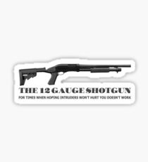 12 Guage Shotgun Sticker