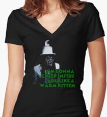 The Spirit of Jazz warns...Mighty Boosh Women's Fitted V-Neck T-Shirt