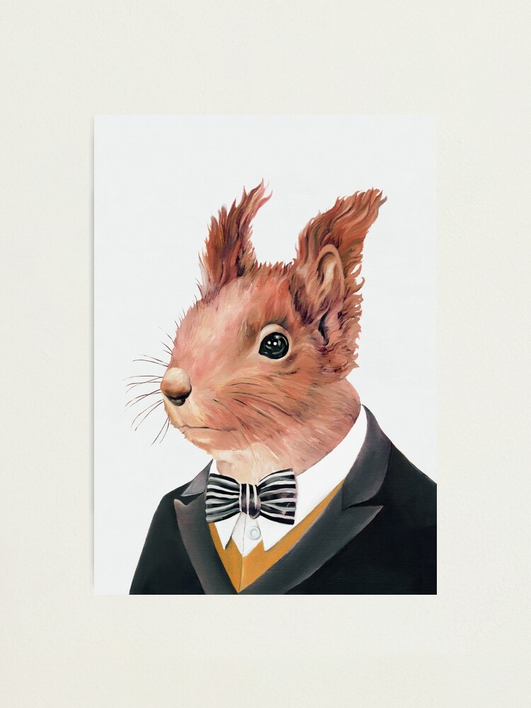 Alternate view of Red Squirrel Photographic Print