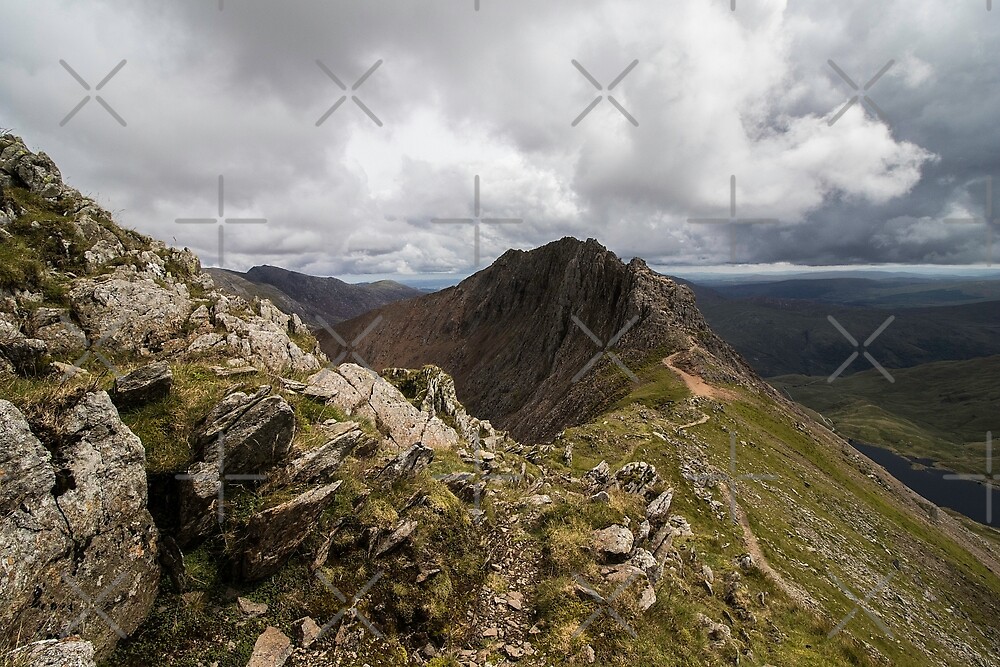 Crib Goch Snowdonia Wales By Wo0ze Redbubble