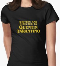 Written and Directed by Quentin Tarantino Women's Fitted T-Shirt