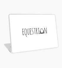 "Equestrian" Logo with Stirrup Laptop Skin