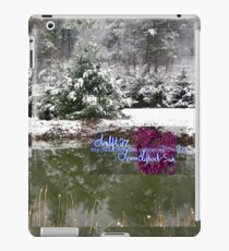 snowy reflections iPad Case/Skin