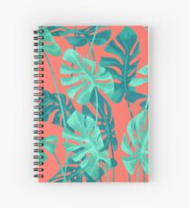 Cuaderno de espiral Copy of Vintage Monstera leaves