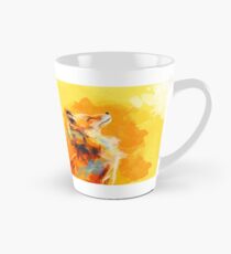 Glückseliges Licht - Fox-Illustration, Tierporträt, inspirierend Tasse (groß)