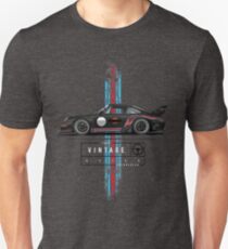 Echter Vintage-Rennfahrer (2) Slim Fit T-Shirt
