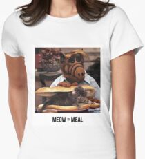Alf Meow Women's Fitted T-Shirt