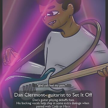 dan clermont- set it off trading card | Sticker