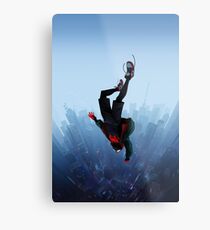 Miles Morales jump Metal Print