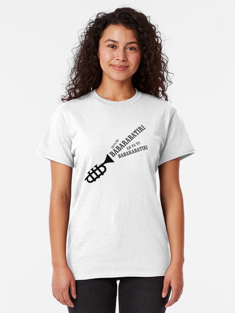 Vista alternativa de Camiseta clásica Babarabatiri! Eh pa mi! Eh pa ti!