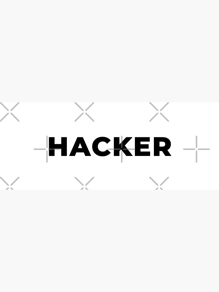 Hacker (Inverted) by developer-gifts