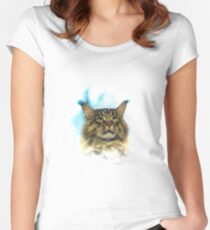Purebred cat Women's Fitted Scoop T-Shirt