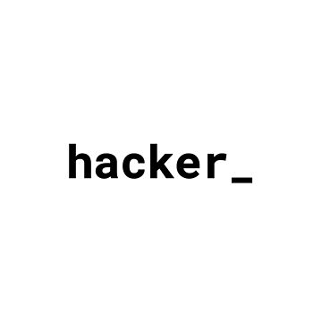 Artwork thumbnail, hacker_ (Inverted) by developer-gifts