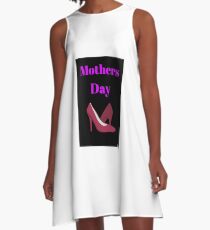 Muttertag A-Linien Kleid