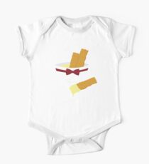 Fish fingers and custard Short Sleeve Baby One-Piece