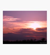 Purple Sky Photographic Print