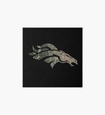 Satellite Map - DEN Broncos Art Board Print
