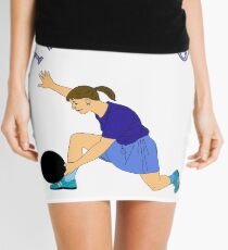 Sports, bowling, action Mini Skirt