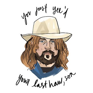 Billy Ray Cyrus Greeting Card for Sale by alexapotish