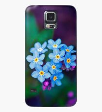 Forget Me Not Flowers Case/Skin for Samsung Galaxy