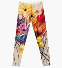 Colorful Flowers Leggings