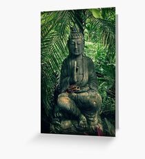 Bali Buddha Greeting Card