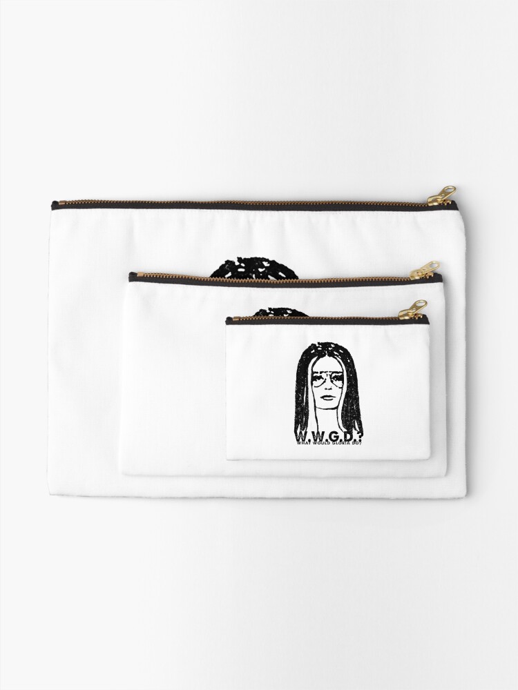 Alternate view of W.W.G.D.?: WHAT WOULD GLORIA DO? Zipper Pouch