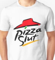 Pizza Schlampe Unisex T-Shirt