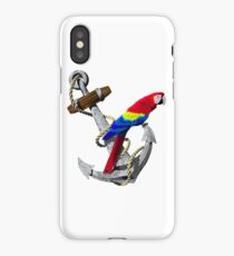 Parrot And Ship Anchor iPhone Case