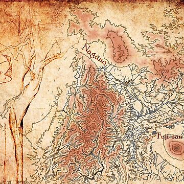 Japanese > English] A map of Hyrule from Zelda: Breath of the Wild
