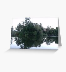 Willow Reflection Greeting Card