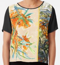 Sea buckthorn. Chiffon Top