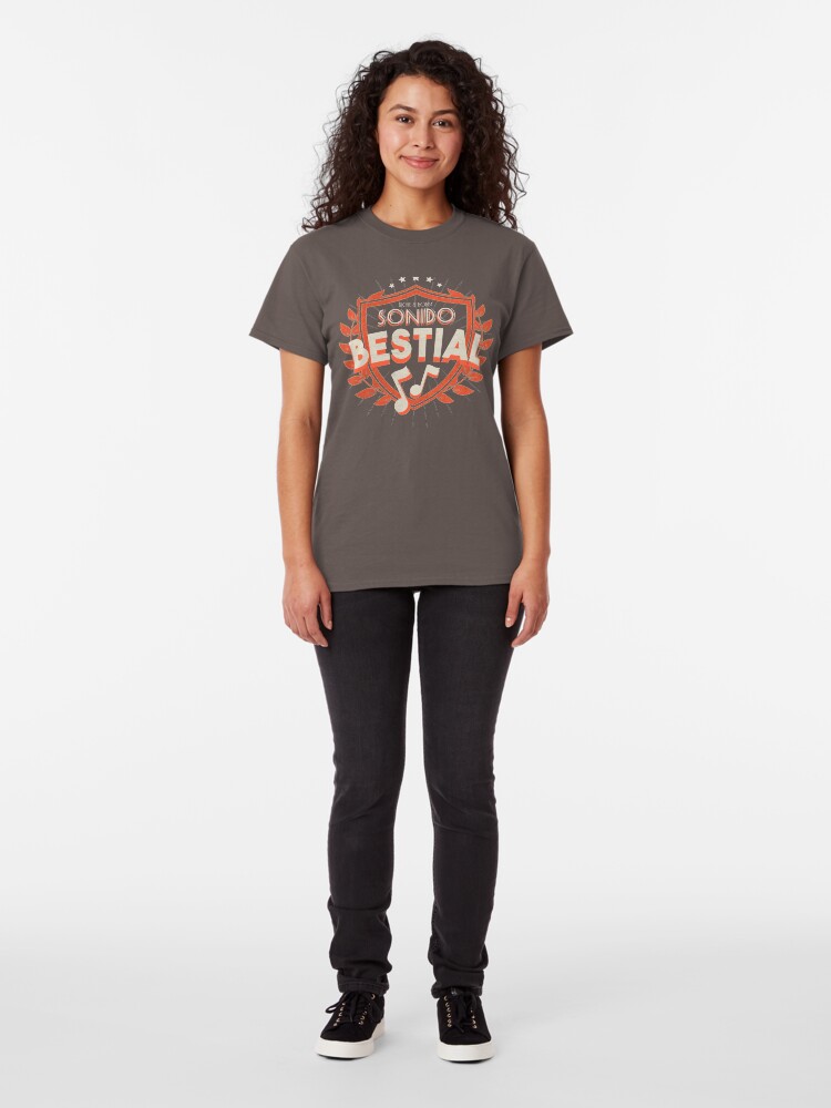 Vista alternativa de Camiseta clásica Sonido Bestial