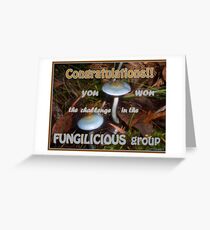Fungilicious Banner Greeting Card