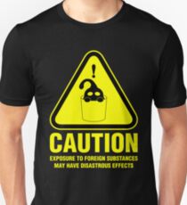 Suu Hazard Sign (English version, for dark backgrounds) Unisex T-Shirt