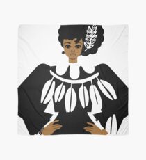 Frau in schwarz Tuch