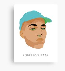 Anderson. Paak Abbildung Leinwanddruck