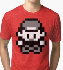 Pokemon Trainer Red (Generation 1 Red/Green/Blue) Tri-blend T-Shirt