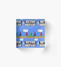 Retro Replay Acrylic Block