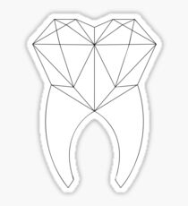 Pegatina Geo Tooth