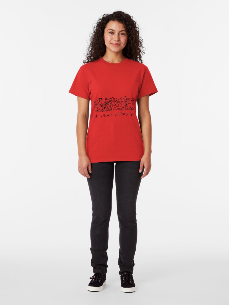 Alternate view of Villain Dependent Poker WHT Classic T-Shirt