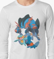 mudkip's family Long Sleeve T-Shirt