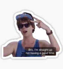 Bro I'm Straight Up Meme Sticker