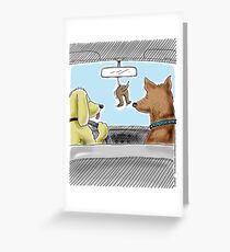 Tarjeta de felicitación Doggie Air Freshener - doggone true