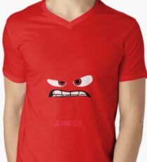 Inside Out of Anger Men's V-Neck T-Shirt
