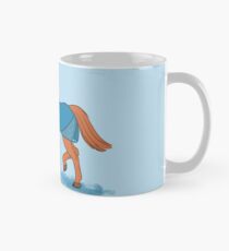 Poney en robe (Cheval) Mug classique