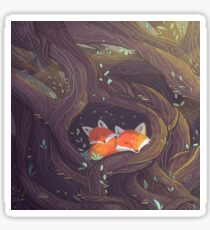 space foxes Sticker