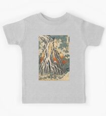 HOKUSAI, Kirifuri-Wasserfall, von Katsushika Hokusai Kinder T-Shirt